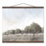 Muted Treescape 20x16 Teak Hanging Canvas