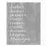 Distressed Gray Wood with Reindeer Names 8x10 Tabletop Canvas