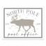 Northpole Post Office 8x10 Tabletop Canvas