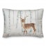 Winter Deer Forest 14x20 Spun Poly Pillow