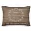 Happy Holidays Rustic Wood 14x20 Personalized Spun Poly Pillow
