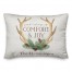 Good Tidings of Comfort and Joy Antlers 14x20 Personalized Spun Poly Pillow