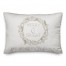 Merry and Bright Wreath 14x20 Personalized Spun Poly Pillow