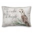 All is Calm and Bright Owl 14x20 Spun Poly Pillow
