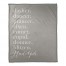 Distressed Gray Wood with Reindeer Names 50x60 Coral Fleece Blanket