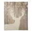 Rustic Deer Glow 50x60 Coral Fleece Blanket