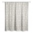 Snowflakes on Beige 71x74 Shower Curtain