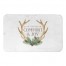 Good Tidings of Comfort and Joy Antlers 34x21 Bath Mat