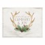 Good Tidings of Comfort and Joy Antlers 18x14 Poly Twill Placemat