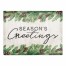 Seasons Greetings Garland 18x14 Poly Twill Placemat