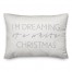 Dreaming of a White Christmas 14x20 Spun Poly Pillow