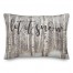 Let it Snow Brown Birches 14x20 Spun Poly Pillow