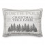 North Pole Christmas Tree 14x20 Spun Poly Pillow
