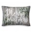 Merry Chistmas Aspen Wood 14x20 Spun Poly Pillow