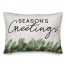 Seasons Greetings Garland 14x20 Spun Poly Pillow