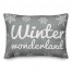 Silver Winter Wonderland 14x20 Spun Poly Pillow