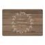 Happy Holidays Rustic Wood 27x18 Floor Mat