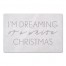 Dreaming of a White Christmas 27x18 Floor Mat
