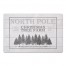 North Pole Christmas Tree 27x18 Floor Mat