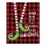Have Yourself a Merry Christmas Plaid 8x10 Tabletop Canvas