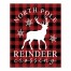 North Pole Reindeer Crossing 8x10 Tabletop Canvas