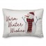 Watercolor Snowman 14x20 Spun Poly Pillow