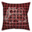 Buffalo Check Christmas Owls 18x18 Spun Poly Pillow
