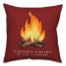 Christmas Campfire 18x18 Spun Poly Pillow