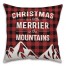 Merrier in the Mountains 18x18 Spun Poly Pillow