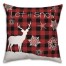 Let it Snow Deer 18x18 Spun Poly Pillow