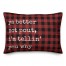 Better Not Pout Plaid  14x20 Spun Poly Pillow