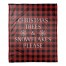 Christmas Trees Snowflakes Please 50x60 Coral Fleece Blanket