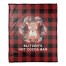 Reindeer Hot Cocoa Bar 50x60 Coral Fleece Blanket