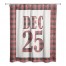 December Christmas Date 71x74 Shower Curtain