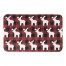 Buffalo Check Deer Pattern Reverse 34x21 Bath Mat