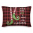 Have Yourself a Merry Christmas Plaid 14x20 Spun Poly Pillow