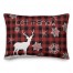 Let it Snow Deer 14x20 Spun Poly Pillow