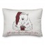 Beary Merry Christmas Plaid Cup 14x20 Spun Poly Pillow