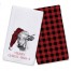 Charcoal Bull Merry Christmoos Textiles Collection