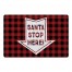 Santa Stop Here Arrow 27x18 Floor Mat