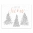 Let it Snow 8x10 Tabletop Canvas