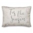 Tis the Season Pink Confetti 14x20 Spun Poly Pillow