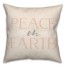 Peace on Earth 18x18 Spun Poly Pillow