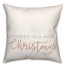 Dreaming of a White Christmas 18x18 Spun Poly Pillow