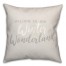 Silver Winter Wonderland 18x18 Spun Poly Pillow