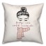 Baby It's Cold Outside Plaid 18x18 Spun Poly Pillow