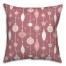 Multi Size Ornaments with Wine Tones 18x18 Spun Poly Pillow