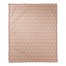 Snowflake Pattern on Blush 50x60 Coral Fleece Blanket