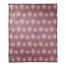 Snowflake Pattern on Wine Color 50x60 Coral Fleece Blanket