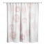 Sparkly Blush Ornaments 71x74 Shower Curtain
